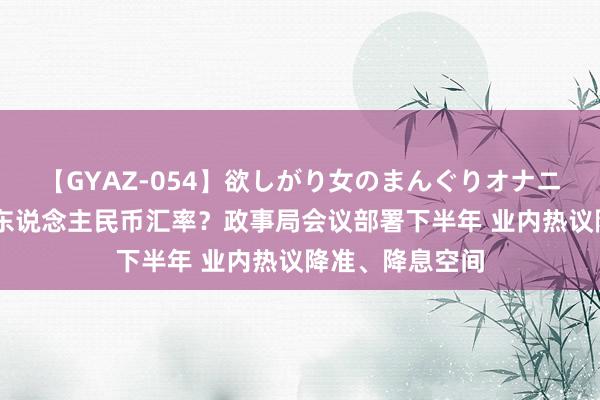 【GYAZ-054】欲しがり女のまんぐりオナニー 降息要衡量东说念主民币汇率？政事局会议部署下半年 业内热议降准、降息空间